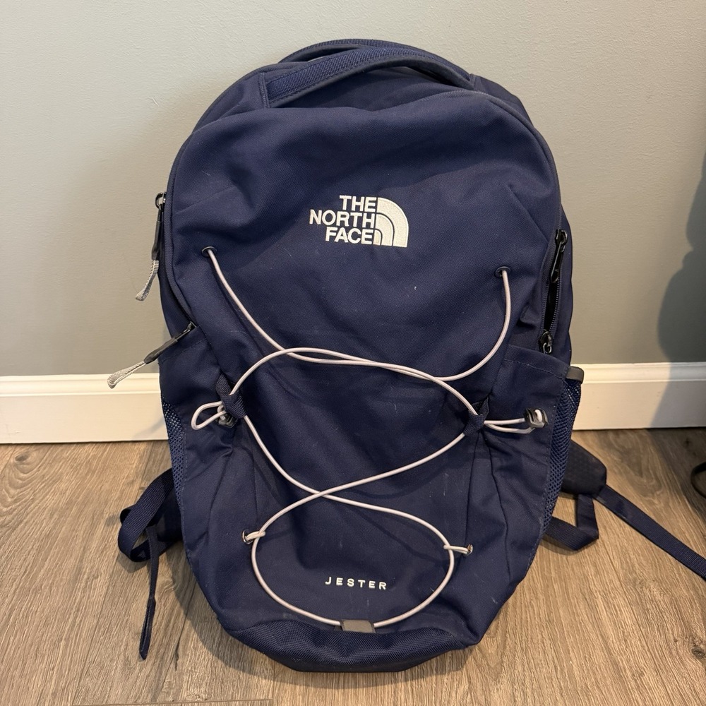 The North Face Backpack Jester FlexVent Laptop Pocket Carrier Navy Blue